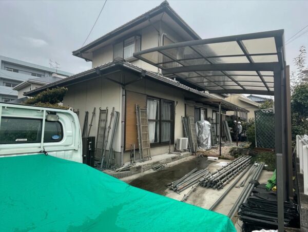 佐賀市で外壁塗装・屋根塗装・外構塗装工事を行いました！